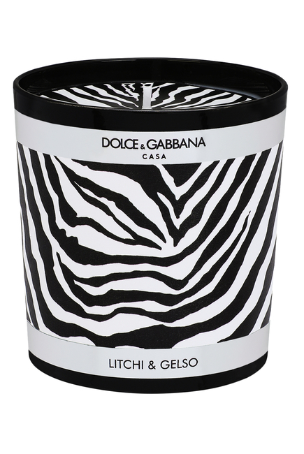 Lychee & Mulberry Zebra Scented Candle